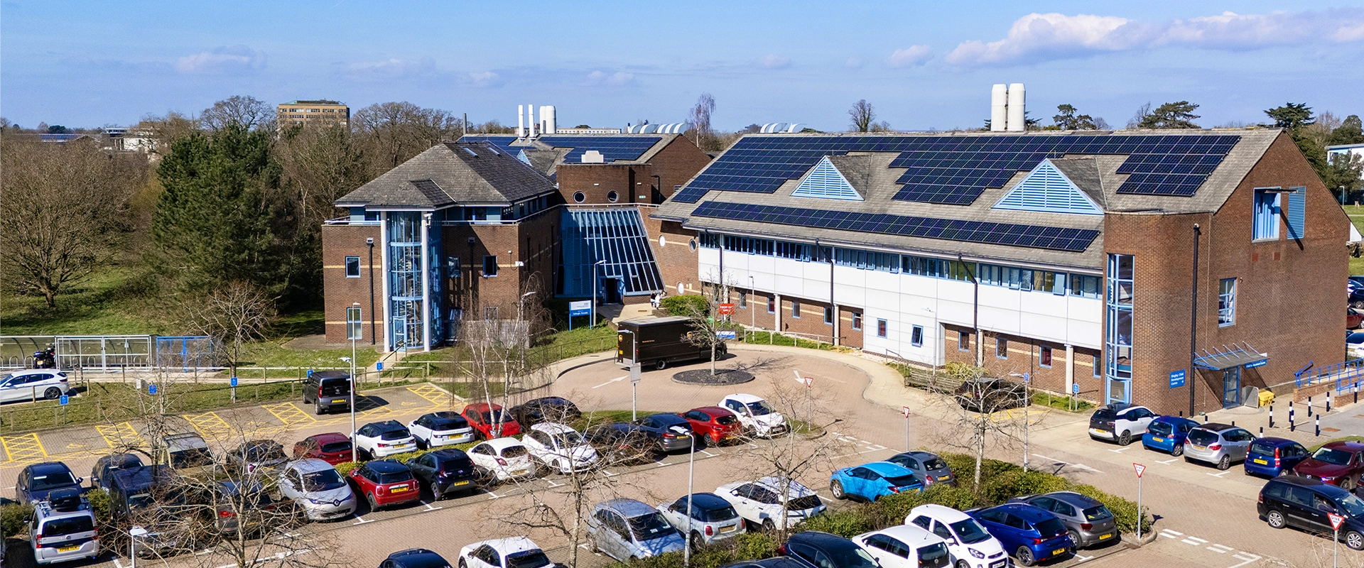 Car park outside of building